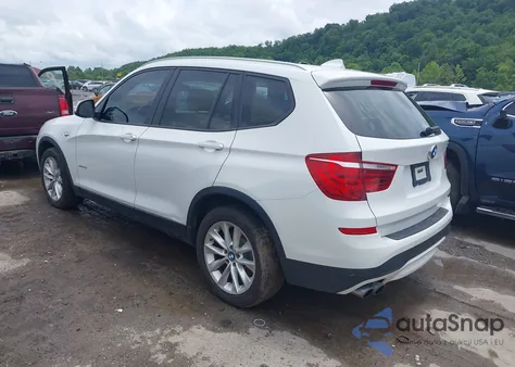 2016 BMW X3 xDrive28I from USA, damaged, VIN 5UXWX9C59G0D75446